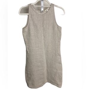 #308 GARNET HILL Linen Tank Dress